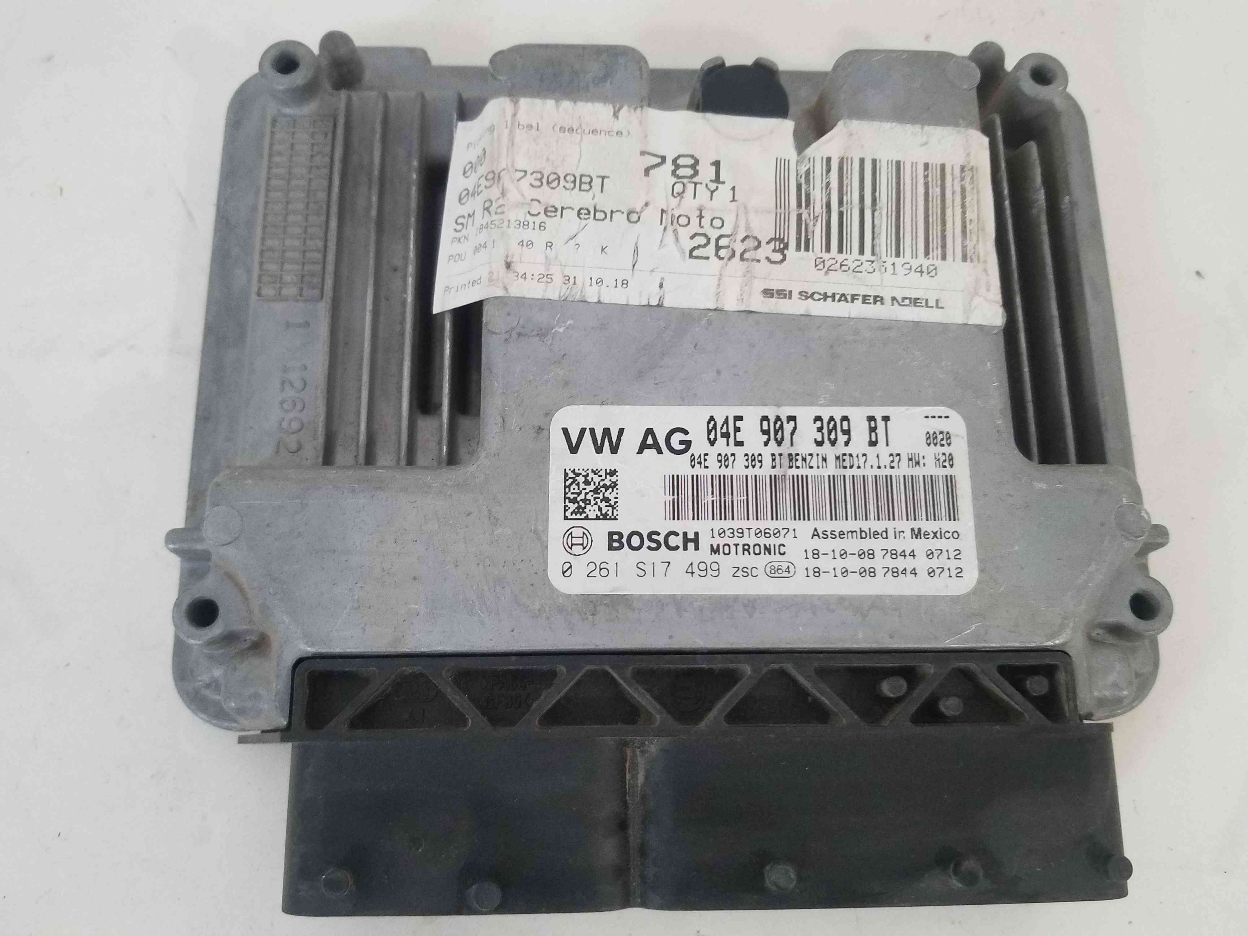 Блок ECU компютер двигуна  Volkswagen Jetta 7 2021 2020 2019 04E 907 309 BT